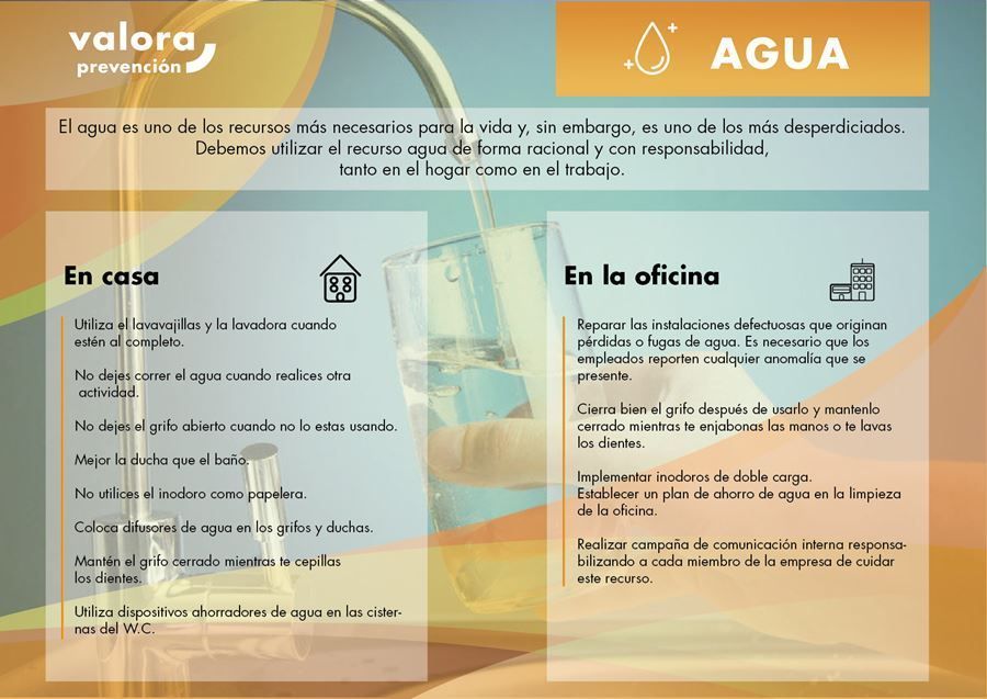 Cartel Día Mundial del Medio Ambiente - Agua - Valora Prevención 