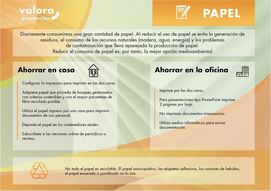 Cartel Día Mundial del Medio Ambiente - Papel - Valora Prevención 